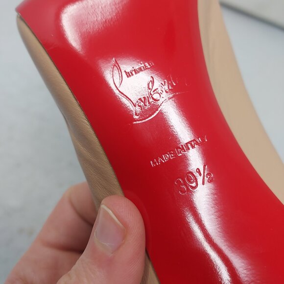 CHRISTIAN LOUBOUTIN Sporty Kate Nude Pump Heel Shoe - Picture 3 of 11